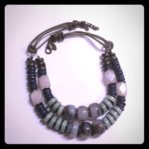 Chico’s Stone Quartz Layered Necklace